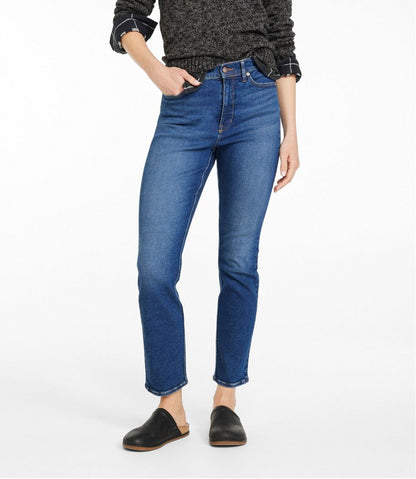 Women's Signature Super Stretch Jeans, High-Rise Skinny-Leg Ankle - L.L.Bean Value