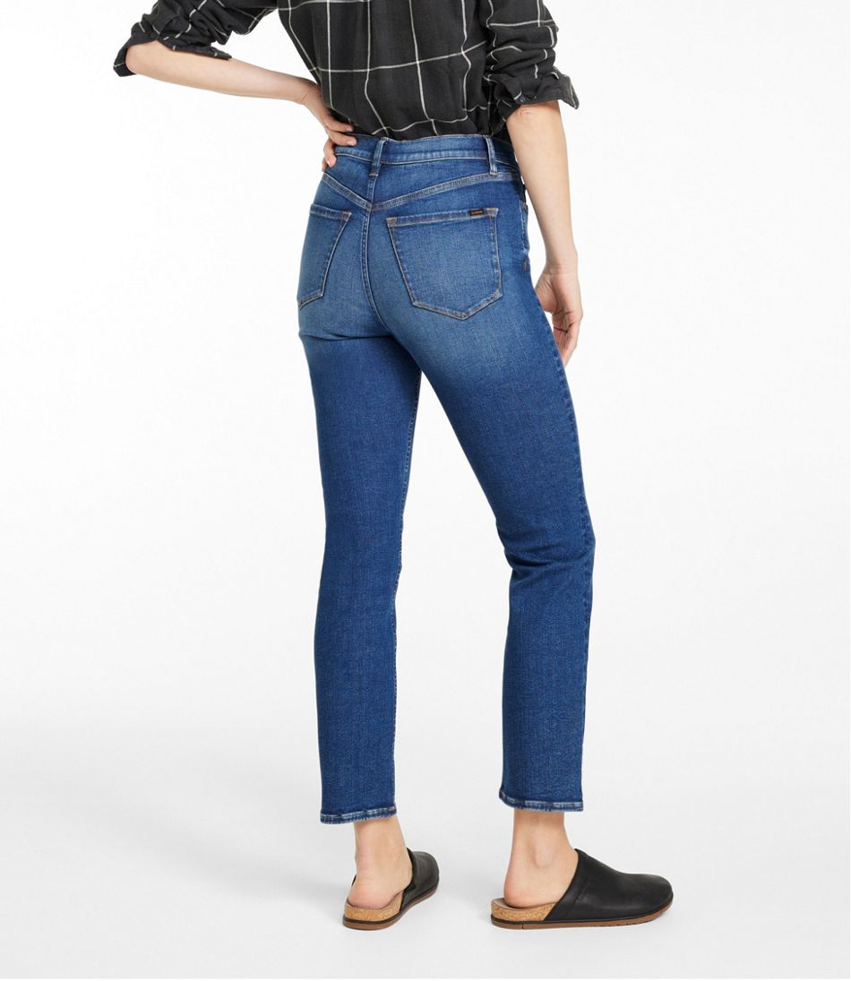 Women's Signature Super Stretch Jeans, High-Rise Skinny-Leg Ankle - L.L.Bean Value