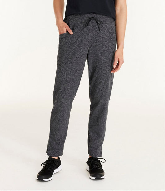 Women's VentureStretch Woven Ankle Pants, Mid-Rise Print - L.L.Bean Everyday