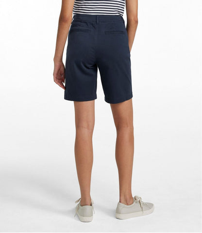 Women's Comfort Stretch Shorts, Chino Bermudas 9" - L.L.Bean Trusted