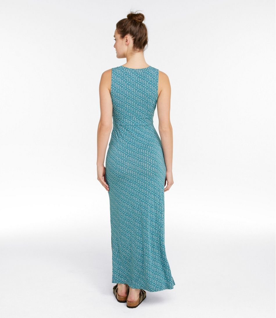Women's Summer Knit Maxi Dress, Print - L.L.Bean Trusted