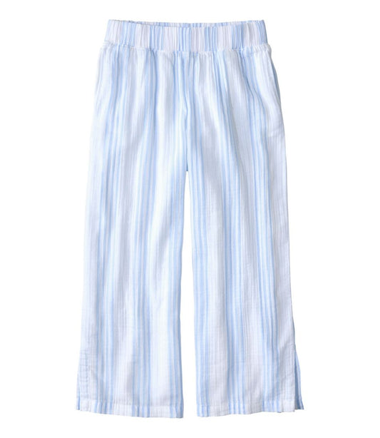Women's Cloud Gauze Wide-Leg Pants, Stripe - L.L.Bean Classic