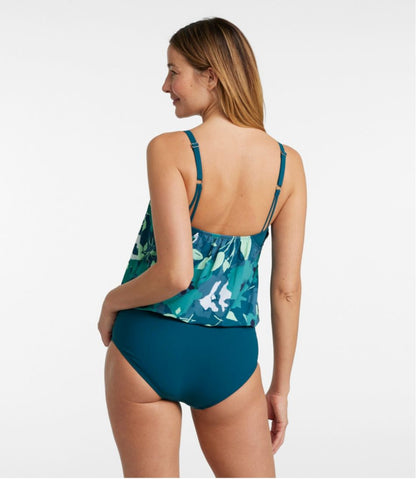 Women's Shaping Swimwear, Blouson Tanksuit Print - L.L.Bean Customer Favorite