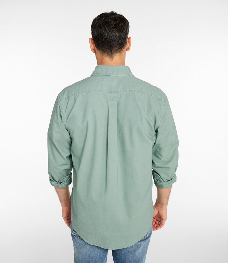 Men's Sunwashed Canvas Shirt, Traditional Fit - L.L.Bean Trusted