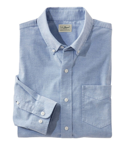 Men's Comfort Stretch® Oxford Shirt, Traditional Untucked Fit - L.L.Bean Quality