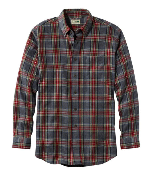 Men's Scotch Plaid Flannel Shirt, Slim Fit - L.L.Bean Classic