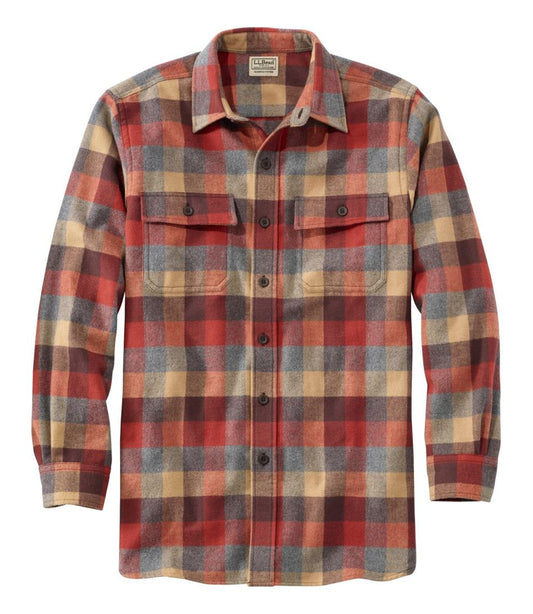 Men's Chamois Shirt, Slightly Fitted, Plaid - L.L.Bean Essential