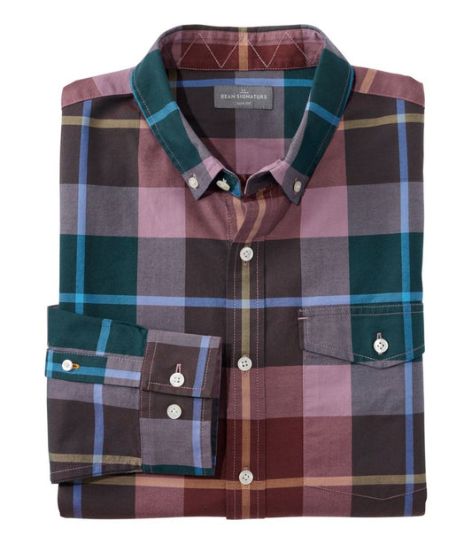 Men's Signature Premium Pima Cotton Oxford Shirt, Long-Sleeve - L.L.Bean Essential