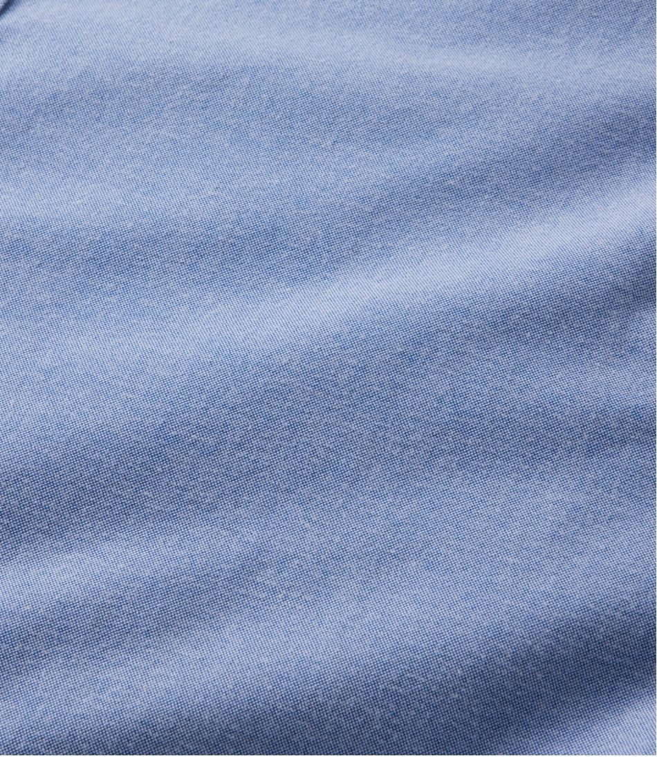 Men's Comfort Stretch® Oxford Shirt, Slightly Fitted Untucked Fit, Short-Sleeve - L.L.Bean Trusted