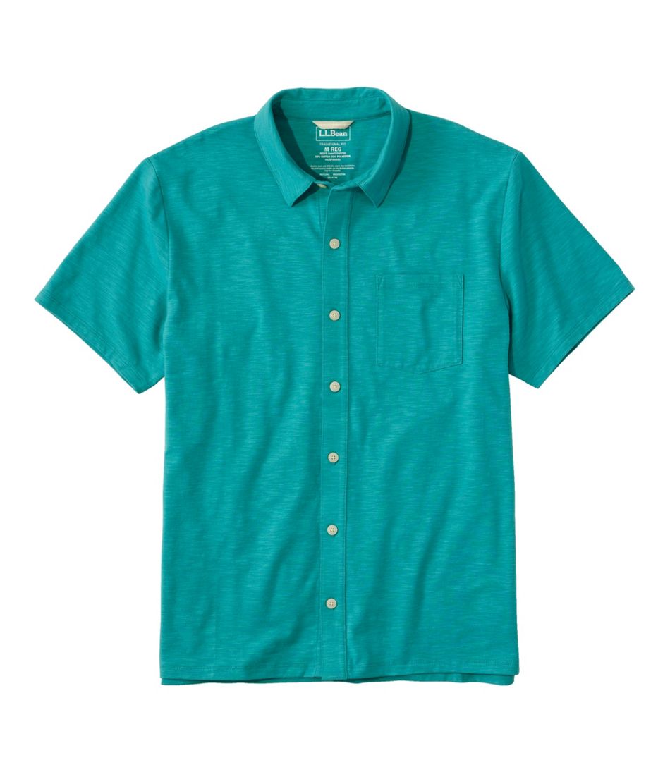 Men's Lakewashed Performance Shirts, Button-Front Shirt, Short-Sleeve - L.L.Bean Classic