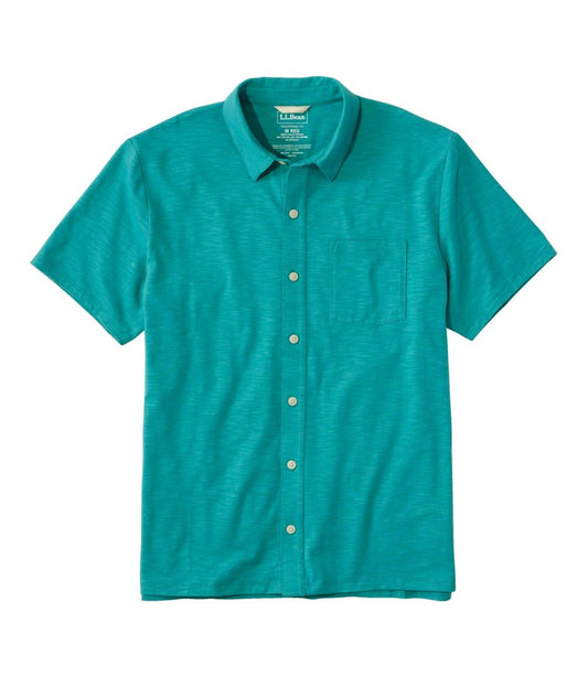Men's Lakewashed Performance Shirts, Button-Front Shirt, Short-Sleeve - L.L.Bean Classic