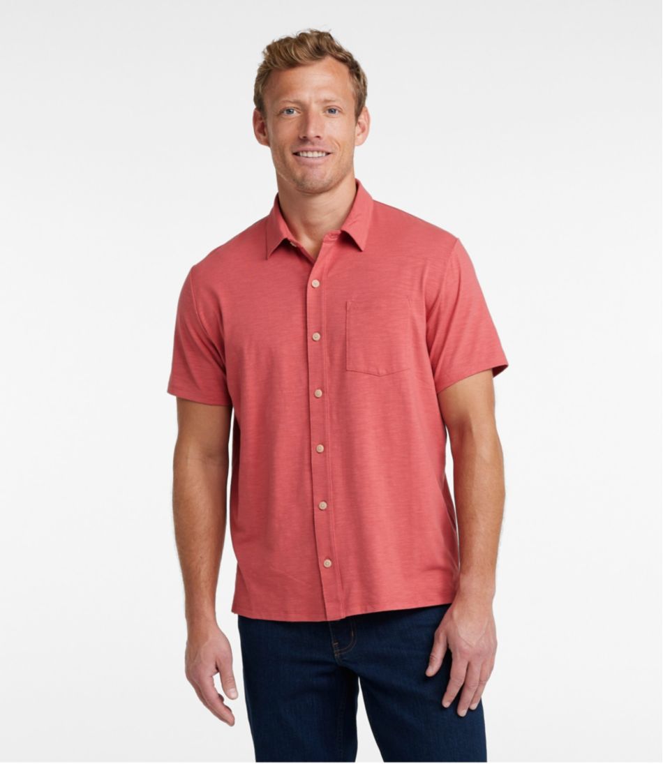 Men's Lakewashed Performance Shirts, Button-Front Shirt, Short-Sleeve - L.L.Bean Classic