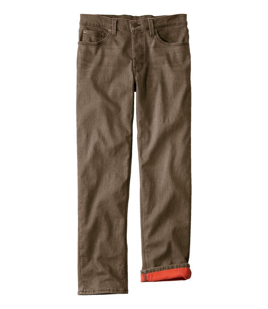 Men's BeanFlex® Jeans, Standard Athletic Fit, Fleece-Lined - L.L.Bean Essential