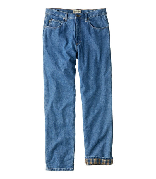 Men's Double L® Jeans, Classic Fit, Flannel-Lined - L.L.Bean Value