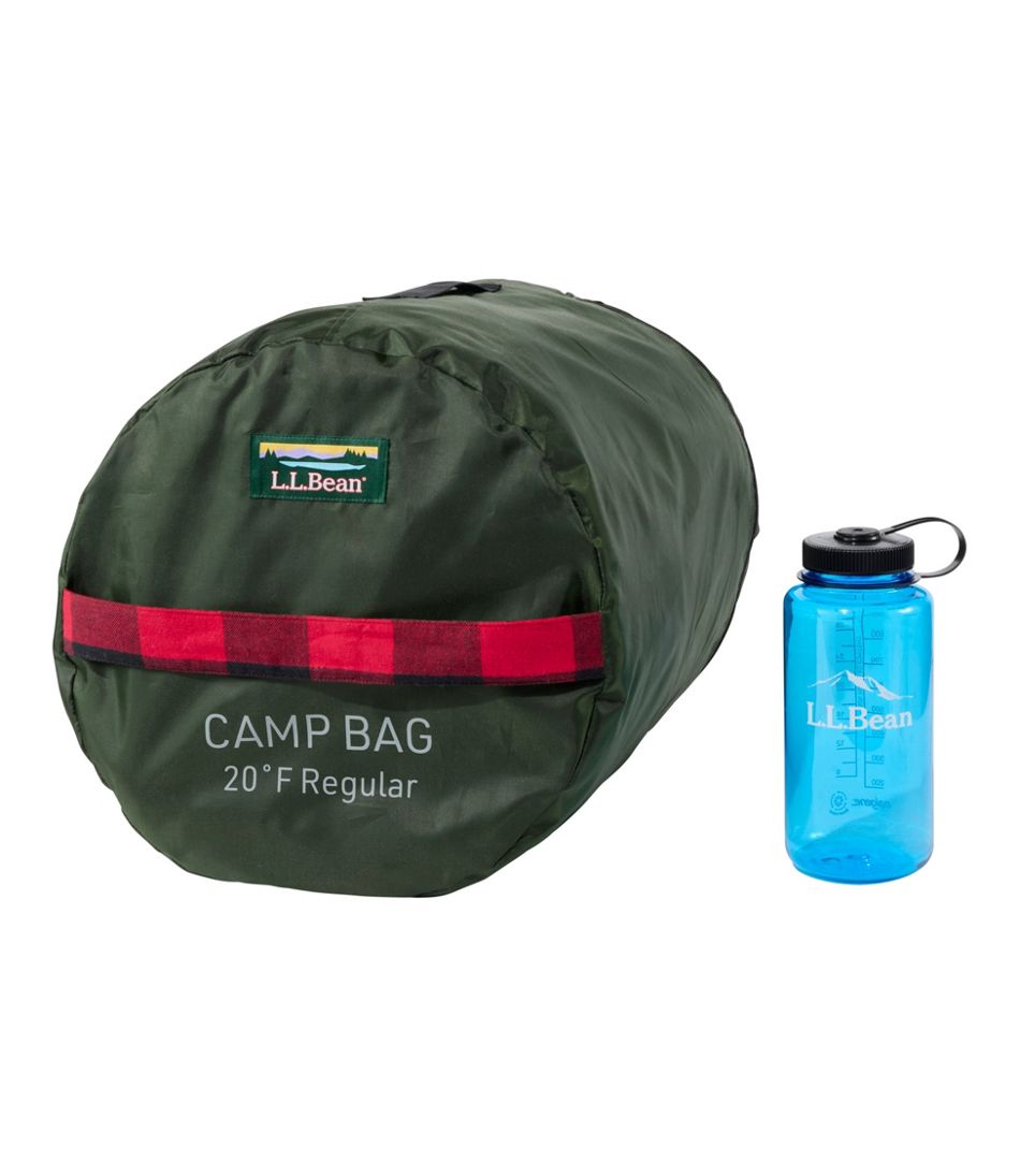 Adults' L.L.Bean Flannel Lined Camp Sleeping Bag, 20° - L.L.Bean Customer Favorite