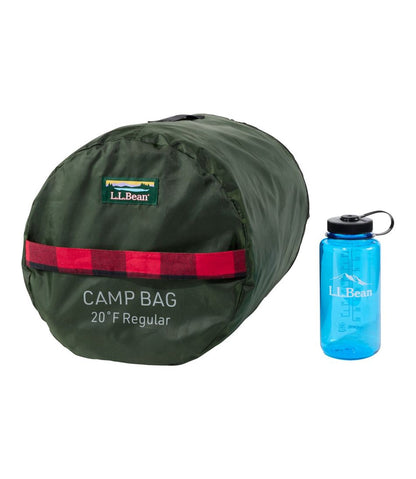 Adults' L.L.Bean Flannel Lined Camp Sleeping Bag, 20° - L.L.Bean Customer Favorite