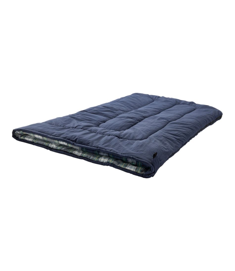 Adults' L.L.Bean Flannel Lined Camp Sleeping Bag, 20° - L.L.Bean Customer Favorite