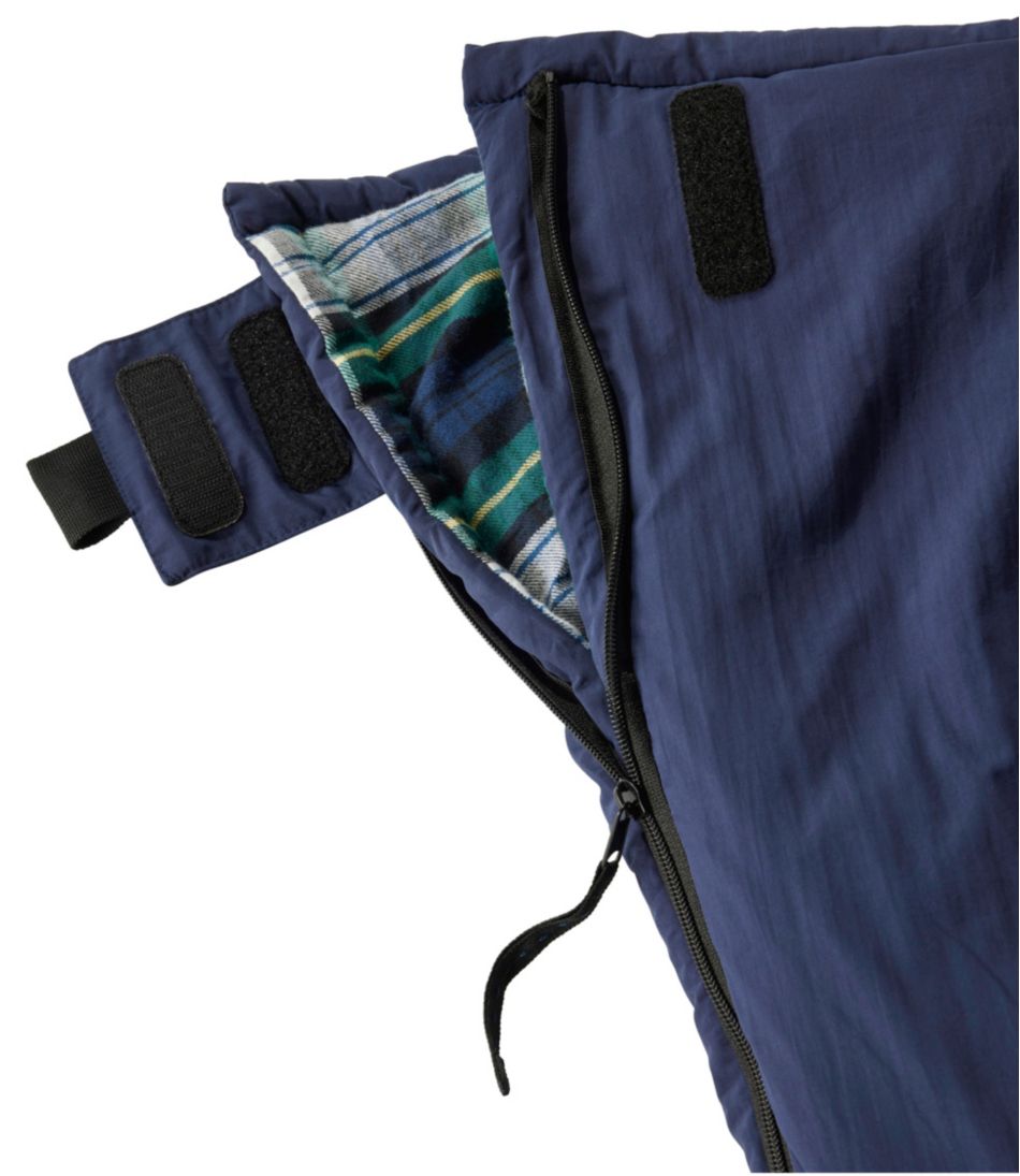 Adults' L.L.Bean Flannel Lined Camp Sleeping Bag, 20° - L.L.Bean Customer Favorite
