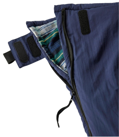 Adults' L.L.Bean Flannel Lined Camp Sleeping Bag, 20° - L.L.Bean Customer Favorite