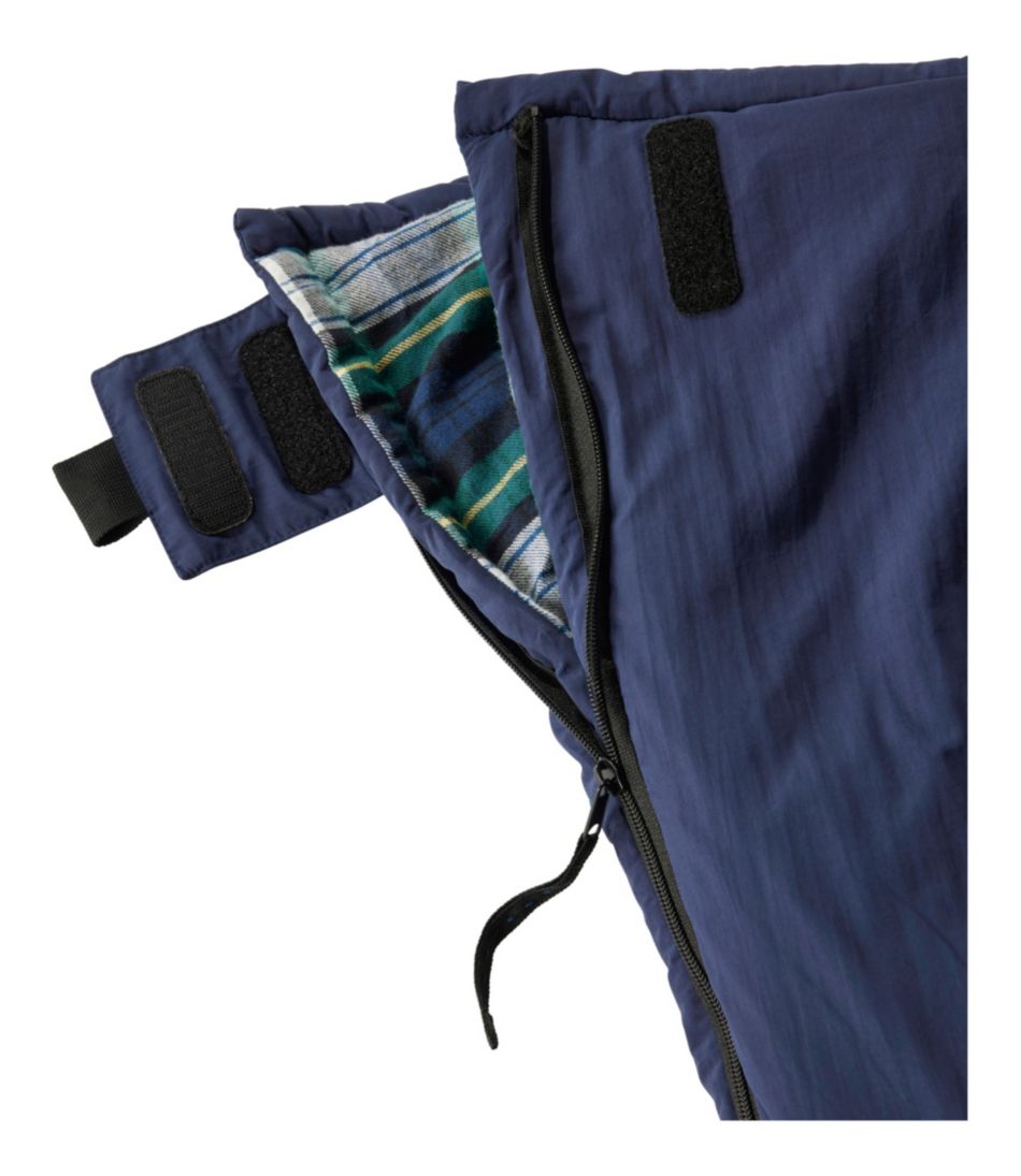 L.L.Bean Flannel Lined Camp Sleeping Bag, 0° - L.L.Bean Quality