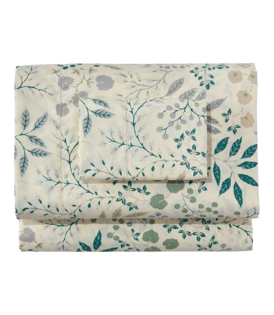 280-Thread-Count Pima Cotton Percale Sheet Set, Print - L.L.Bean Trusted
