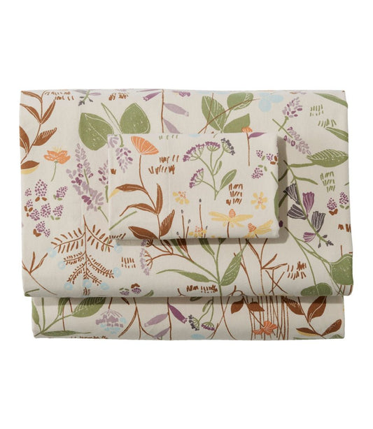 Birch Floral Flannel Sheet Collection - L.L.Bean Everyday