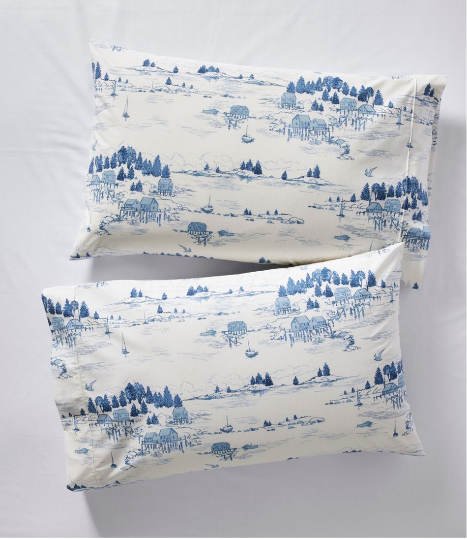 Coastal Landscape Percale Sheet Collection - L.L.Bean Value