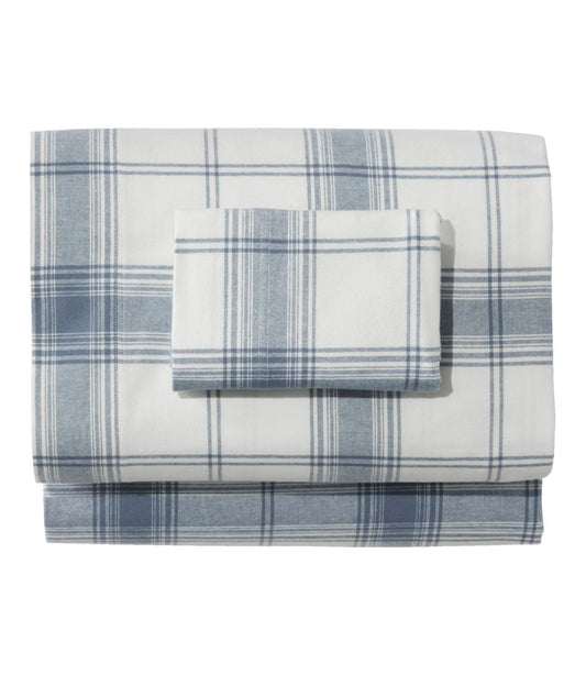 Organic Flannel Sheet Collection, Plaid - L.L.Bean Customer Favorite