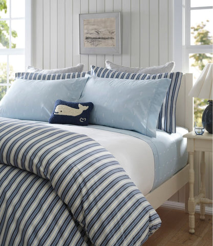 Sunwashed Percale Sheet Collection, Stripe - L.L.Bean Trusted