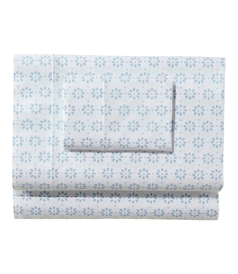 Sunwashed Percale Sheet Collection, Print - L.L.Bean Latest