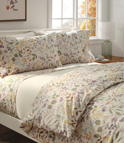 Birch Floral Percale Comforter Cover Collection - L.L.Bean Great Value