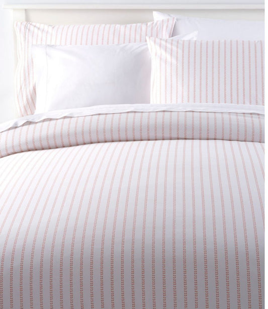 Sunwashed Percale Comforter Cover, Stripe Leaf - L.L.Bean Latest