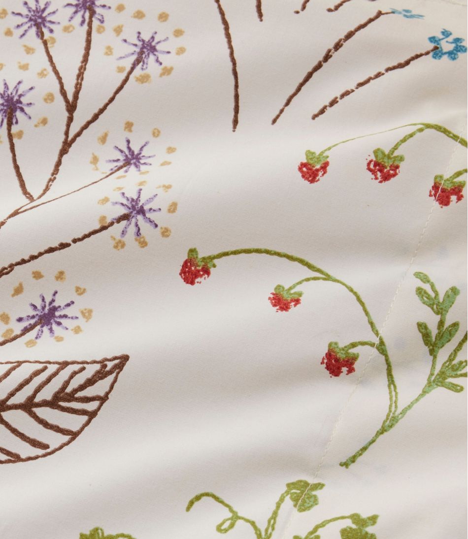Botanical Floral Percale Comforter Cover Collection - L.L.Bean Essential
