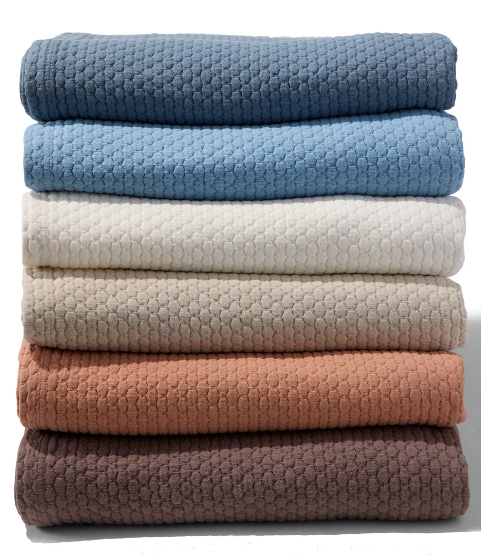 Organic Honeycomb Matelassé Coverlet - L.L.Bean Latest