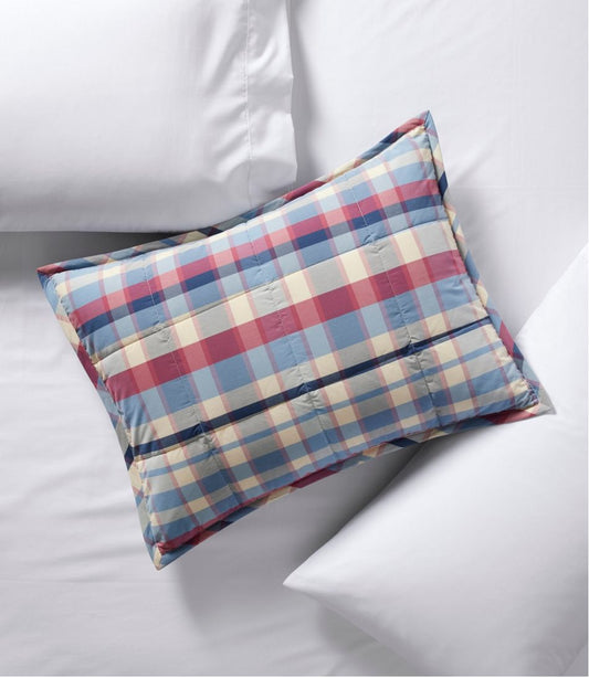 Ultrasoft Cotton Comforter Sham, Plaid - L.L.Bean Trusted