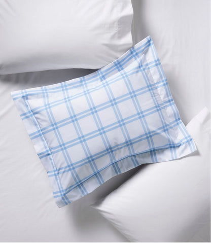 280-Thread-Count Pima Cotton Percale Comforter Cover Collection, Windowpane - L.L.Bean Customer Favorite