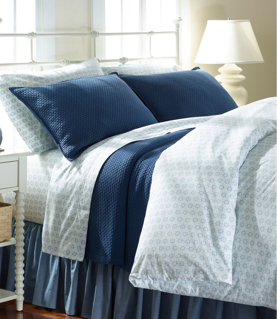 Sunwashed Percale Comforter Cover, Print - L.L.Bean Quality