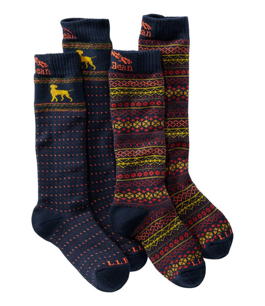 Kids' Winter Snow Sports Socks, 2-Pack - L.L.Bean Trusted