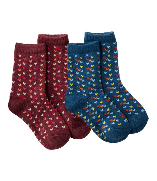 Kids' Sweater Weather Socks, 2-Pack - L.L.Bean Value