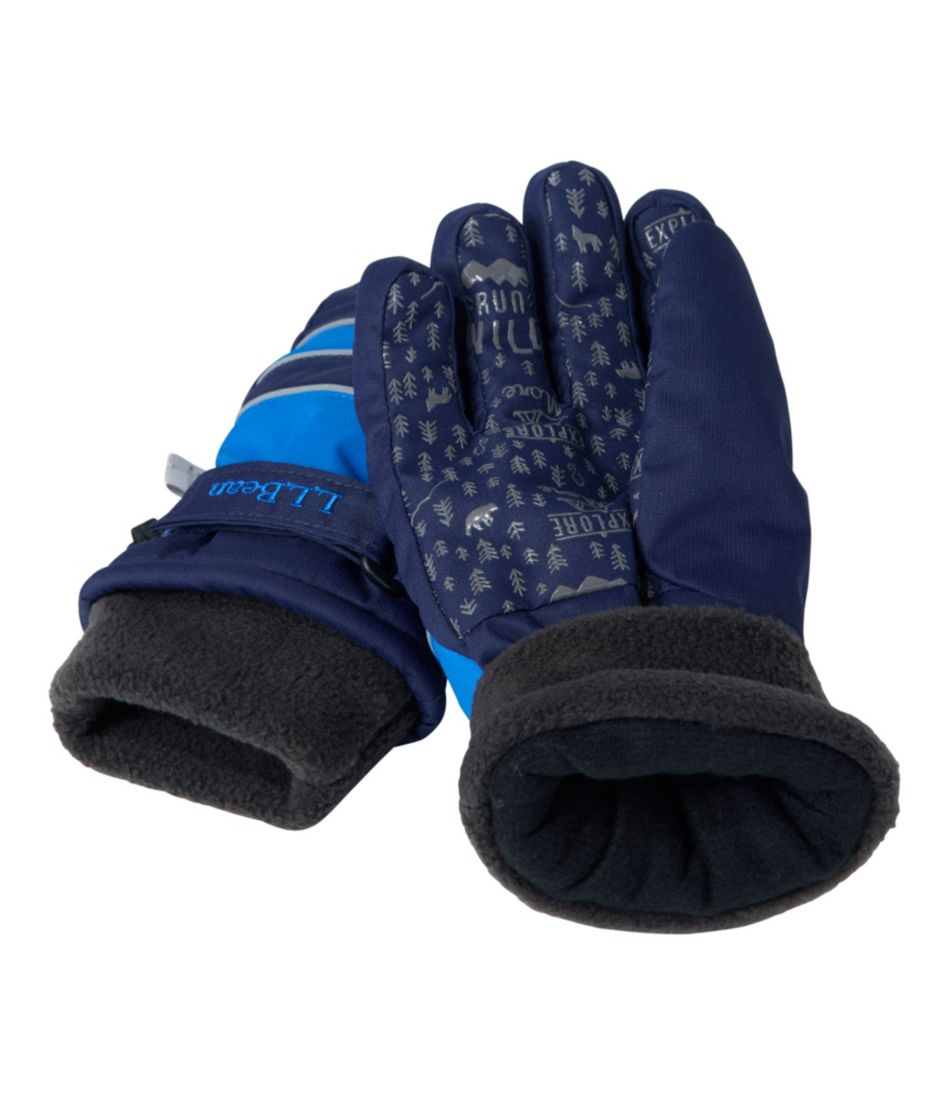 Kids' Wintry Mix Waterproof Gloves - L.L.Bean Great Value