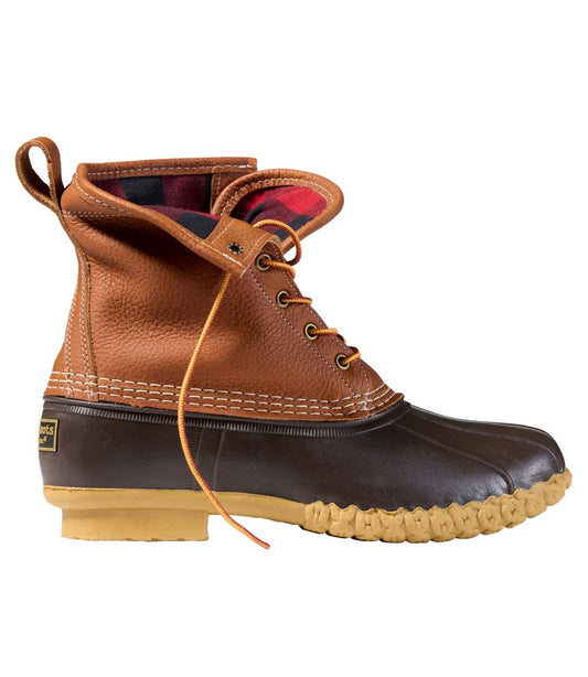 Men's Bean Boots 8", Flannel-Lined Insulated - L.L.Bean Trusted