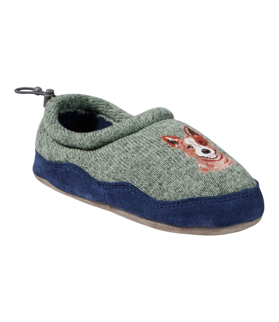 Kids' Sweater Fleece Slippers, Motif - L.L.Bean Trusted