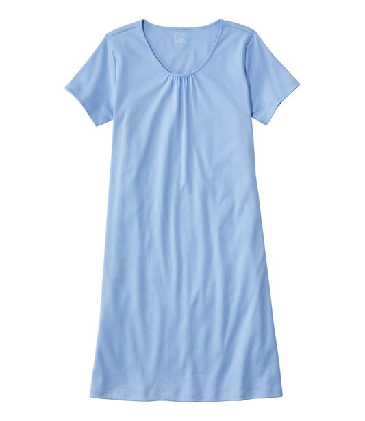 Women's Supima® Nightgown, Short-Sleeve - L.L.Bean Customer Favorite