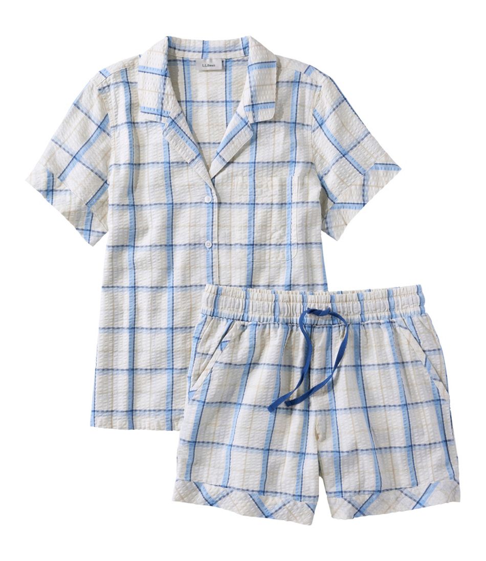 Women's Bean's Seacoast Seersucker Short Set - L.L.Bean Essential