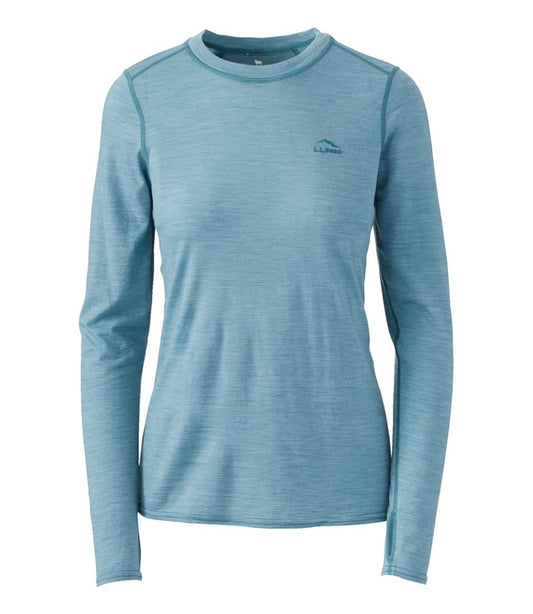 Women's Cresta Ultralight 150 Crew Top, Stripe - L.L.Bean Quality