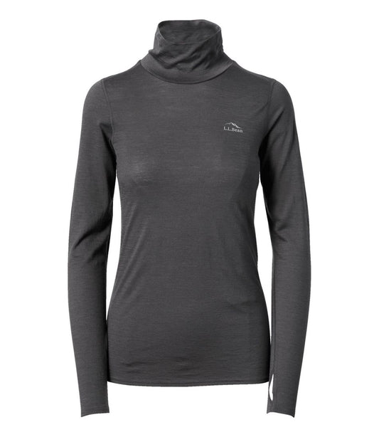 Women's Cresta Wool Ultralight 150 Turtleneck - L.L.Bean Customer Favorite