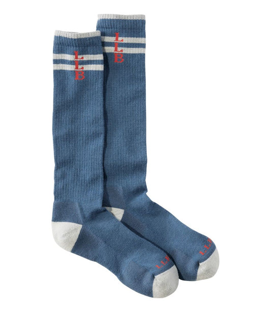 Adults' Katahdin Over the Calf Hiker Socks, Mountain Stripe - L.L.Bean Latest