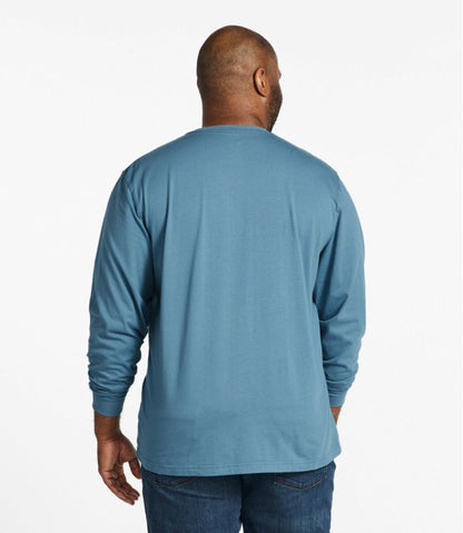 Men's Carefree Unshrinkable Tee, Traditional Fit, Long-Sleeve - L.L.Bean Customer Favorite