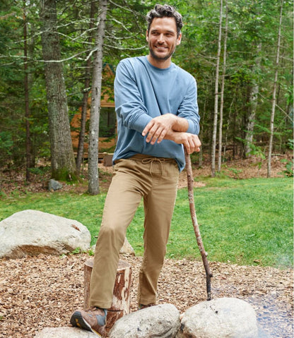 Men's Carefree Unshrinkable Tee, Traditional Fit, Long-Sleeve - L.L.Bean Customer Favorite