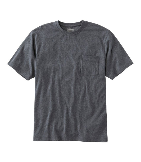 Men's Carefree Unshrinkable Tee with Pocket, Traditional Fit - L.L.Bean Everyday